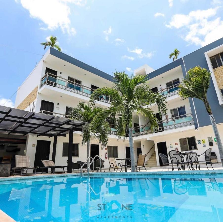 Stone Aparments Hotel Bacalar Exterior photo